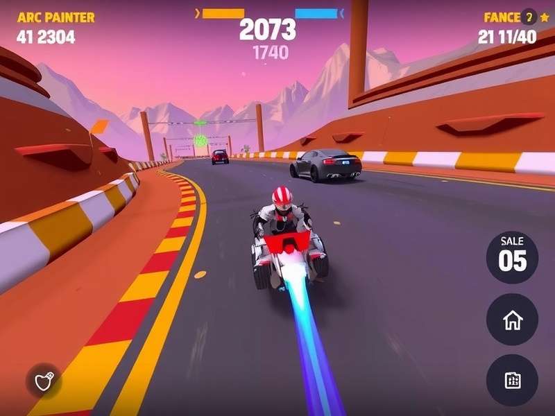 Raia Rapid Racer Gameplay Screenshot